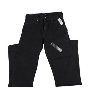 Gap Universal Baby Boot Jeans Black Mid Rise Slim Stretch Denim 10/30
